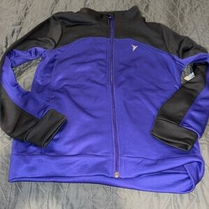 New NWT Old navy 10-12 girls zip up jacket black and purple
